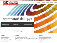 Tablet Screenshot of grafichecosentino.com